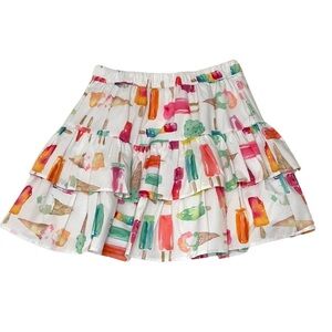 Kate Spade ~Ice Cream Print Tiered Skirt  ~Size 12M